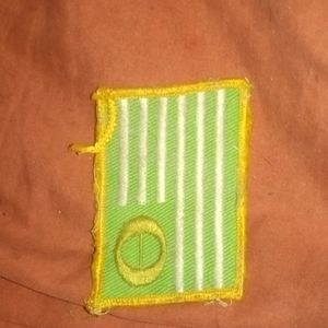 Vintage sew on flag patch